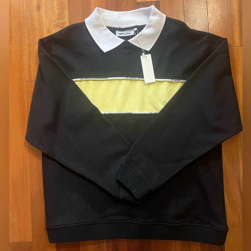 “Fucking Awesome” Rugby Crewneck